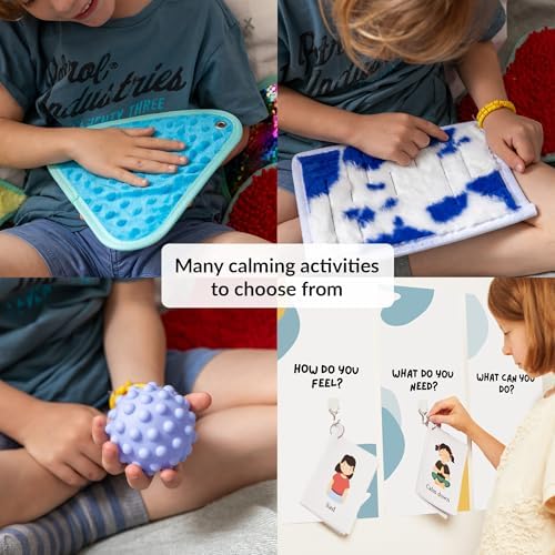 ODOXIA Calm Down Corner Kit for Classrooms | Sensory Tools for Kids | Includes Plush, Posters, Solutions Wall, Fidget Toys | Special Education | School Items for Children - Image 3