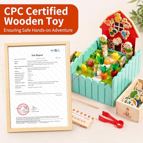 INIFEIDALA Montessori Farm Learning Game for Toddlers 3-5 - Image 6
