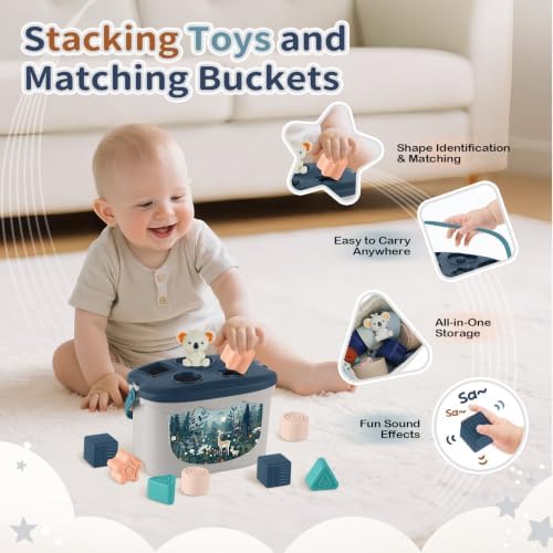 Montessori Toys for 6+ Month Old, Baby Toys for 6-12 Months Boys Girls Gift - Image 4