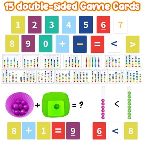 Counting and Color Sorting Kit Toy, Preschool Kindergarten Learning Activ - Image 4