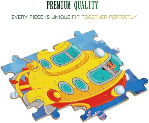 100 Piece Puzzles for Kids Ages 4-6 - Puzzles Ages 6-8 Year Old - Toy for Learning Ocean Animals for 8-10 yo - Jigsaw Toddler Game for Boy and Girl Ag - Image 4