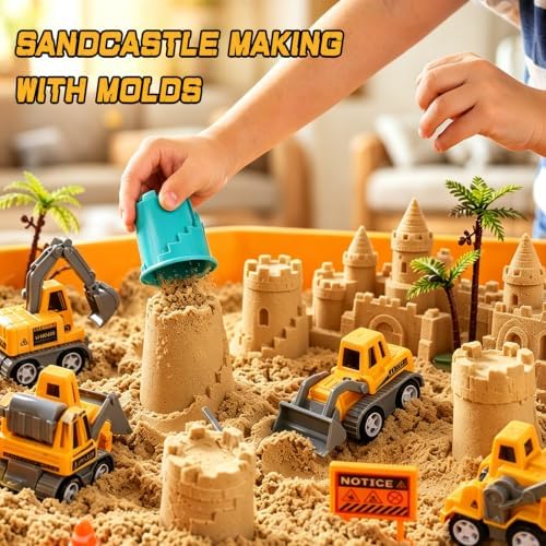 Construction Sensory Bin for Toddlers – Gifts for 3 Year Old Boys - Image 4