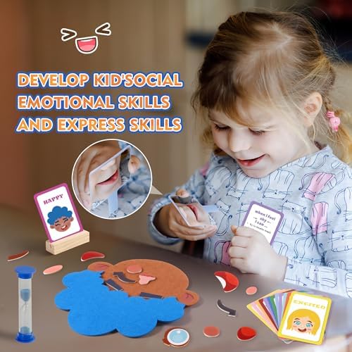 PP OPOUNT Social Emotional Learning Toy, Funny Faces Games - Image 5