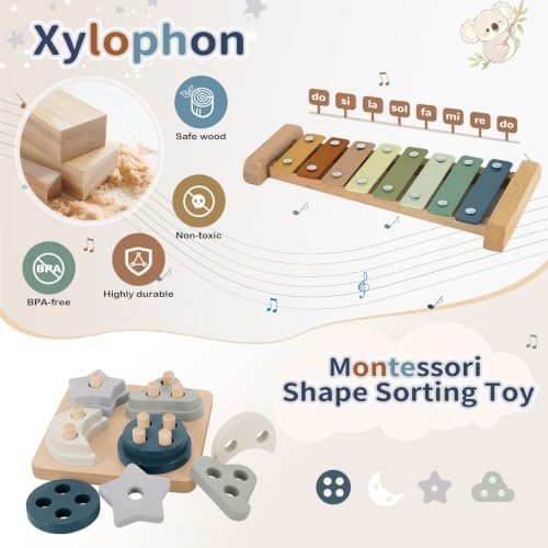 Montessori Toys for 6+ Month Old, Baby Toys for 6-12 Months Boys Girls Gift - Image 5