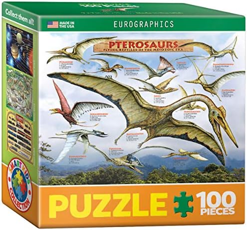 EuroGraphics Pterosaurs Mini Puzzle (100 Piece) by EuroGraphics