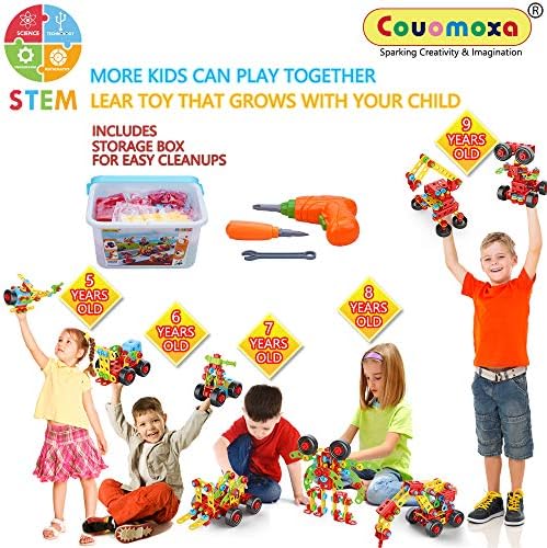 COUOMOXA 404 Pcs STEM Building Toys for Kids Ages 3+ - Image 3