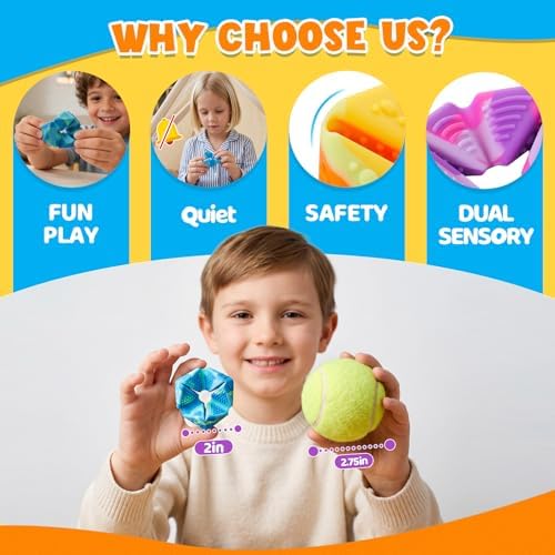 KLT Fidget Sensory Toys for Kids: 3 Pack Textured Flip Toys - Quiet Small Fidgets for Classroom Focus - Stress Relief Toys for Autism & ADHD Calm Down - Image 4