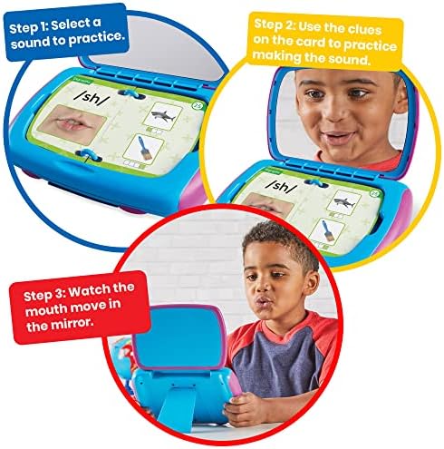 hand2mind Mirror My Sounds Phoneme Set, Letter Sounds Flash Cards, Toddler Speech Therapy Materials, Phonics for Kindergarten, Phonemic Awareness Manipulatives, Preschool Learning Activities - Image 2