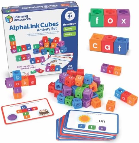 Learning Resources AlphaLink Cubes Activity Set by LearningResources