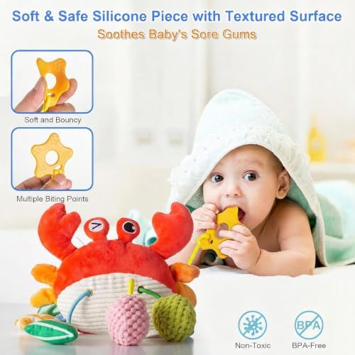 Lynncare Car Seat Toy, Stroller Toy with a Convenient Clip - Image 6