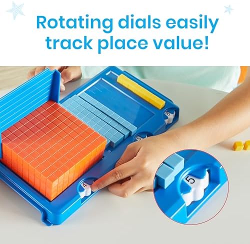 hand2mind Place Value Frame with Base Ten Blocks, Ages 5+ - Image 4