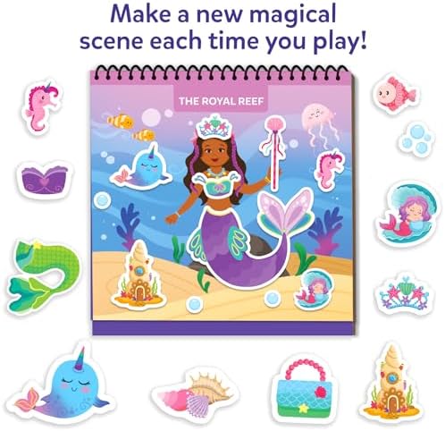 Skillmatics Peelies – Unicorns & Princesses, Reusable Sticker Activity Book - Image 6