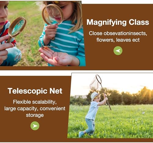 ROBUD Bug Catcher for Kids, Bug Catcher Kit with Bag Kit, Outdoor Exploration Set for Camping, Montessroi Toy for Kids Coming Closer to Nature，WRP07 - Image 5