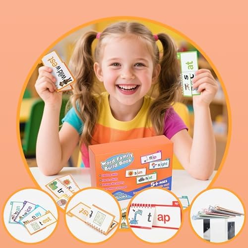 30 Read and Rhyme Flip Books Claritydream Flip Books ABC Vocabulary Flash Cards Interactive Reading Flash Cards - Image 7
