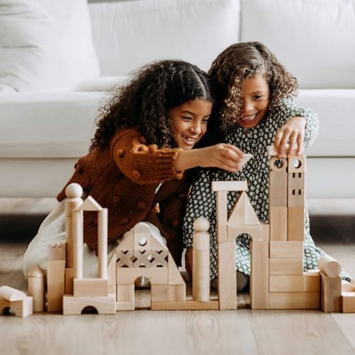 HABA Extra Large Wooden Building Blocks 102 Piece Set: Open-Ended Stacking Toys, Toddler Blocks, and Wooden Toys Made in Germany for 1 Year & Up - Image 4