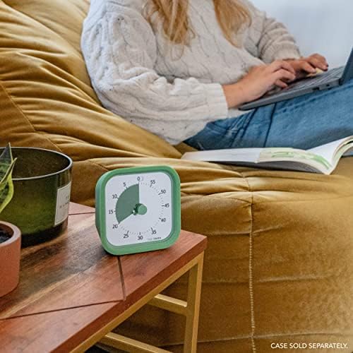 TIME TIMER Home MOD – 60-Minute Visual Timer Home Edition, Silent Operation Study Tool for Kids Desk, Homeschool Supplies, Office & Meetings (Fern Green) - Image 5