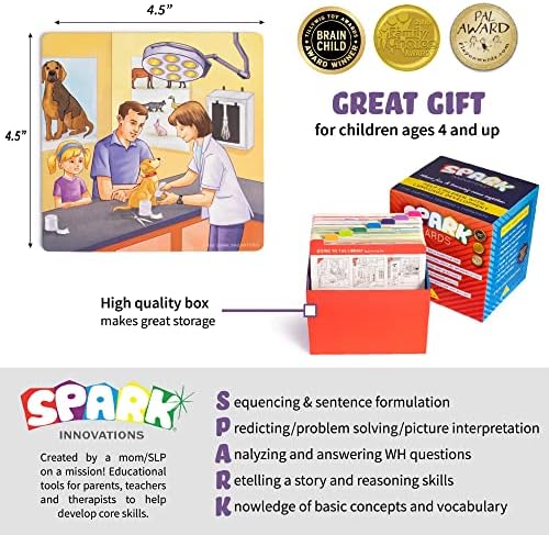 SPARK INNOVATIONS Sequencing Cards Bundle, Storytelling Cards, Higher and Lower Level Boxes, Speech Therapy Games, Learning Toys, Speech Therapy Games Bundle - Image 6