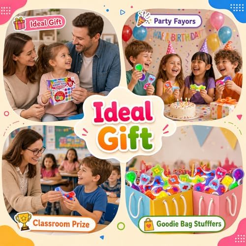 Sensory Fidget Toys Bulk for Kids: 16 Pack Quiet Color Sorting Sensory Toys - Image 5