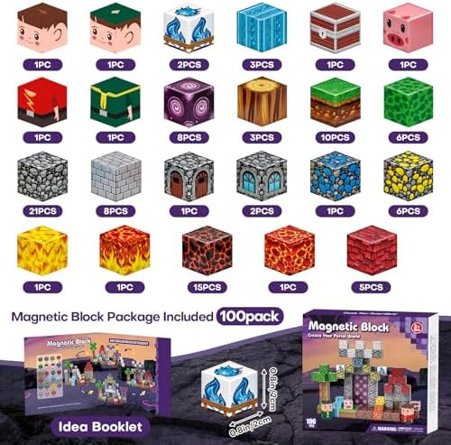 Magnetic Building Blocks, Stacking Magnets,STEM Sensory Toys,Kids Gifts - Image 2