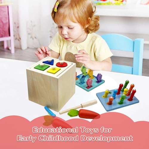 Wooden Montessori Toys for Boys and Girls 2 Years Old - Image 5