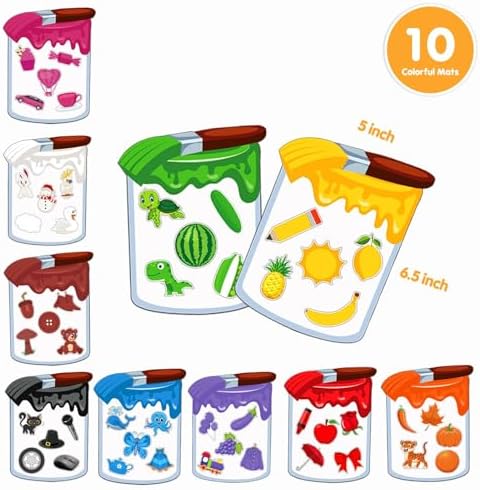 EAMAY Magnetic Color Sorting Set for Kids, Fridge Magnets for Toddlers 1-3, Preschool Circle Time Learning Center Activities, Matching Games Use on The Whiteboard - Image 5