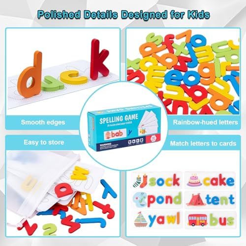 Spell Learning Toys - See & Spell Matching Letter Game for Preschool - Image 5