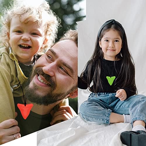 Chew Necklace for Kids Adults, Silicone Chew Toys for Kids Boys Girls with Anxiety Autism ADHD SPD Needs, Autism Sensory Necklaces for Chewing - 6 Pack - Image 5
