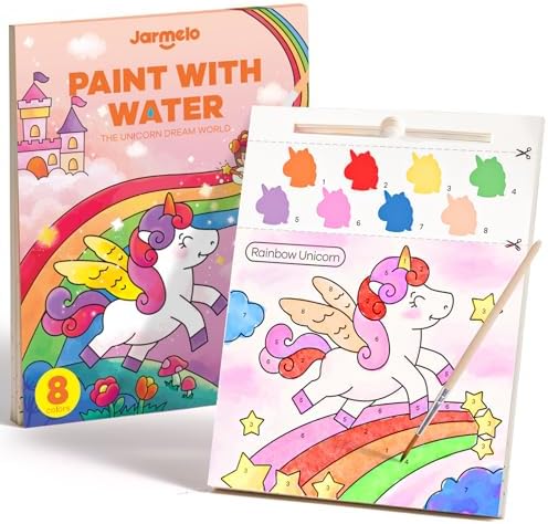 Jar Melo Paint with Water Books for Toddlers, Unicorns by JarMel%C3%B3