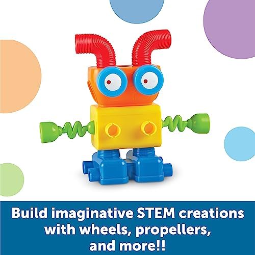 Learning Resources 1-2-3 Build It Robot Factory - Image 3