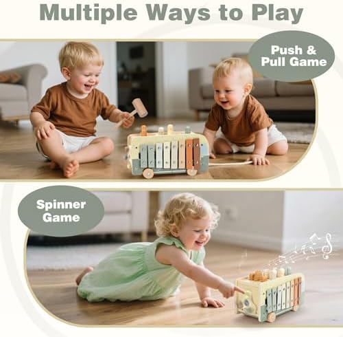 Vanplay Montessori Toys for 1 2 Year Old Boy Gifts - Hammering Pounding Toy - Image 4