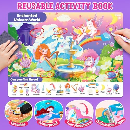 JoyCat Seek & Find Game Book, Educational Toys for Girls Ages 3-6 - Image 2