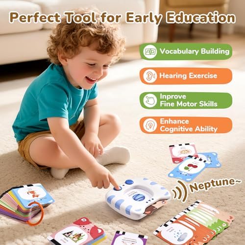 JoyCat Spanish & English Bilingual Talking Flash Cards for Toddlers 1-5 - Image 3