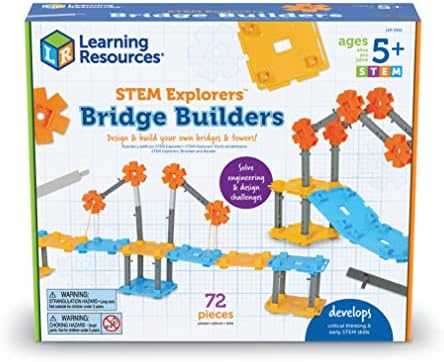 Learning Resources STEM Explorers Bridge Builders - Building Science Toys, Fine Motor Skills, Toddler Explorer Kit, Gifts for Boys and Girls - Image 6