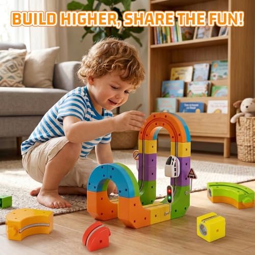 32 pcs KlickRail Electric Train Set Race Track for 3 4 5 6 7 8 Years Old - Image 5