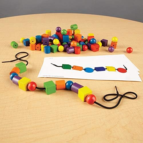 Learning Resources Beads & Pattern Cards Activity Set - Image 5