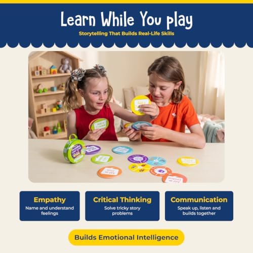 Open The Joy Creative Storytelling Card Game – Kids Feelings Family - Image 2