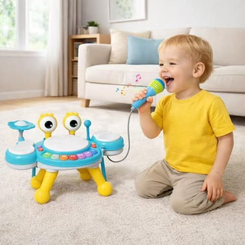 Toddler Drum Set Ages 1-3, Baby Drum Set Montessori Toys 1 Year Old - Image 5