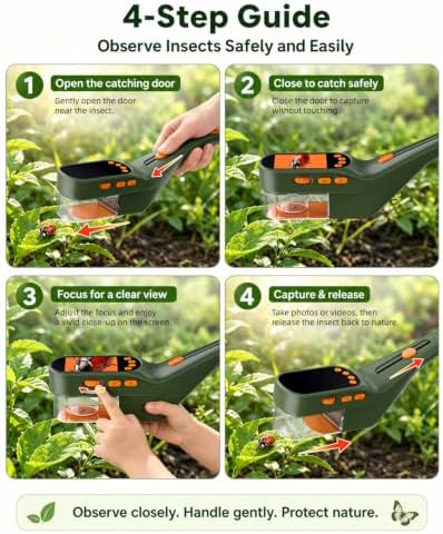 Ashfly Bug Catcher Kit for Kids, Handheld Microscope for Kids with Screen - Image 5