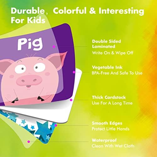 Hebayy Memory Matching Game, 72 PCS First Words Matching Cards for Toddlers 36 Pairs Memory Cards Educational Toys for Preschool 4 5 6 Years Old - Image 3