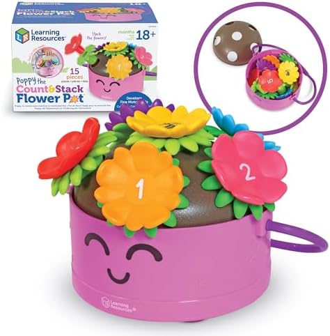 Learning Resources Poppy the Count & Stack Flower Pot by LearningResources