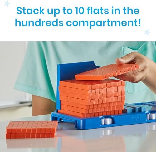 hand2mind Place Value Frame with Base Ten Blocks, Ages 5+ - Image 5