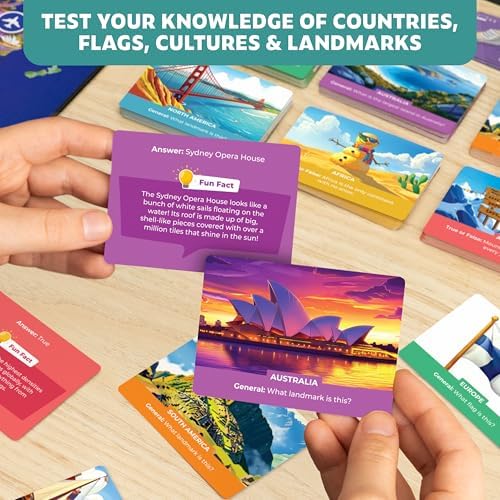 Stamp It! World Tour, Educational Map Geography Board Game for Kids 8-12 - Image 6