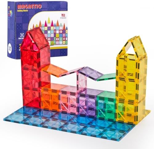 Ryoichi Magnetic Tile,32-Pack Square Magnetic Tiles Refill by Unknown