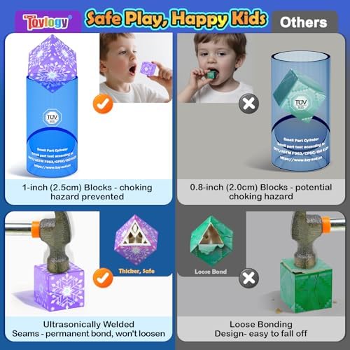 100PCS Large Magnetic Blocks-Build Mine Magnet World Ice Mine Sword Toddlers Toys for Kids Magnet Transparent Building Blocks Sensory Learning Toys for Boys and Girls Ages 3 4 5 6 7 8-12 Birthday Gift - Image 3