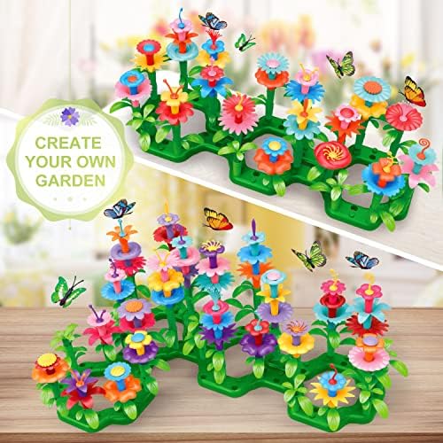 SpringFlower Flower Garden Building Toys, for Girls 3 4 5 6 7 Years Old - Image 5