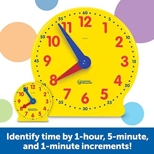 Learning Resources Big Time Classroom Clock Kit - Image 5
