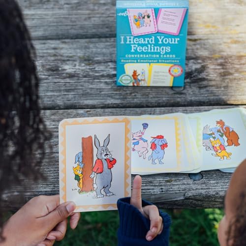 eeBoo: I Heard Your Feelings - 48 Conversation Flashcards, Develops Empathy Through Friendly Illustrations of Emotional Situations, Develop Social and Emotional Intelligence, for Ages 3 and up - Image 6