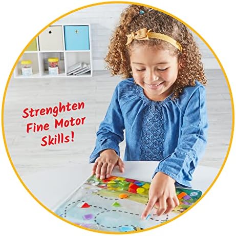 hand2mind Colors & Shapes Sensory Pad, 16 Activities, 24 Shapes, Ages 3+ - Image 2