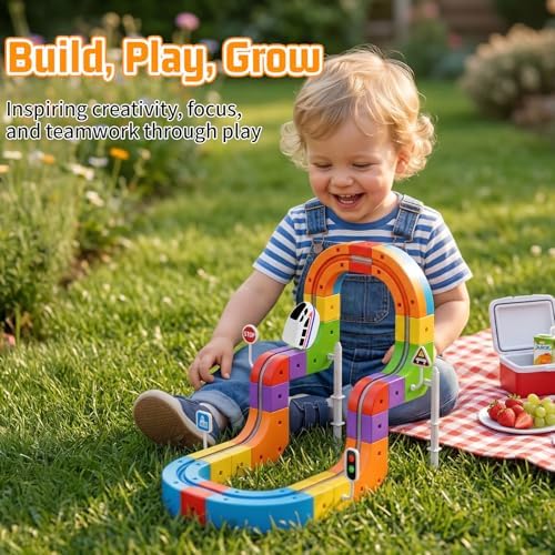 32 pcs KlickRail Electric Train Set Race Track for 3 4 5 6 7 8 Years Old - Image 6