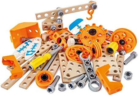 Hape Junior Inventor Deluxe Experiment Kit | 57 Piece Construction Building Toys, STEAM Science Kit for Kids 4 Years and Up (E3032A) - Image 5